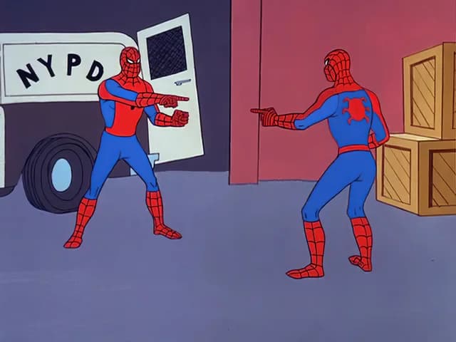 Same spidermans meme.